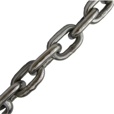 China Welded Chain Marine Fender Steel Straight Lifting Short Link Chain Japanese Standard for sale