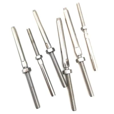 China Polished Swage Stud Terminal Thread Rigging Stainless Steel 304/316 for sale