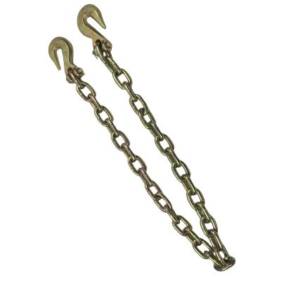 China 8mm Diameter Blacken Finished G70 Galvanized Link Chain for Cargo Control Customized for sale