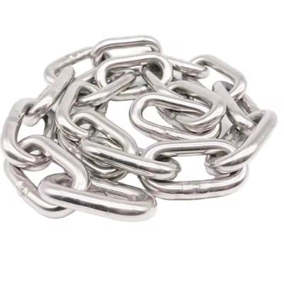 China Polish SS201 SS304 Stainless Steel Lifting Chain DIN5685C DIN763 Rustproof for sale