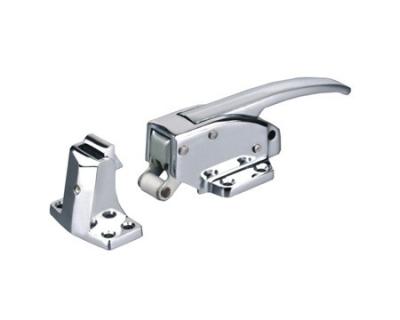 China Freezer Door Handle Latch with Door Window Hinges Locks and ZINC PLATED Finish for sale