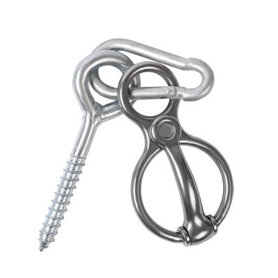 China Stainless Steel Horse Tack Blocker Tie Rings For Harness Safety And Control for sale