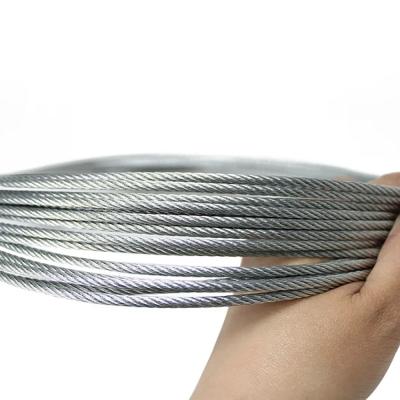 Chine Corde en acier au carbone de qualité 4x31 8,3 mm galvanisée à chaud pour plateforme suspendue à vendre