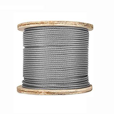 China Non-Alloy Stainless Steel ACSR ASTM A475 1X19 Strand Galvanized Steel Strand Stay Wire for Overhead Conductor for sale