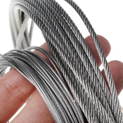 China Galvanized Wire Rope Elevator Rope Round Strand for Stainless Steel OEM for sale