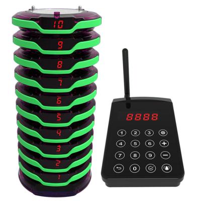 China Vibrating restaurant pagers wireless wrist pager cafe pager system for sale