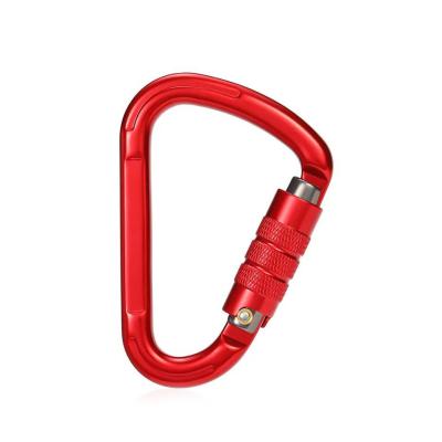 China Heavy Industry Customized Color Aviation Aluminum 7075 Carabiner for Adventure Sports for sale