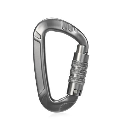 China 12KN Aluminum Camping Carabiner Snap Hook for Climbing OEM Accepted for sale