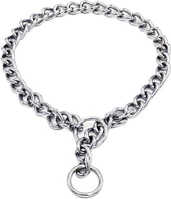 China Freezx Dog Collar Non-Slip P Chain Heavy Chain Dog Metal Training Collar Adjustable Weatherproof Alloy Steel Necklace for sale