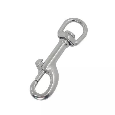China Edelstahl 304 316 Hundebockel Drehbar Messing Snap Hundehaken mit polierten Oberfläche zu verkaufen