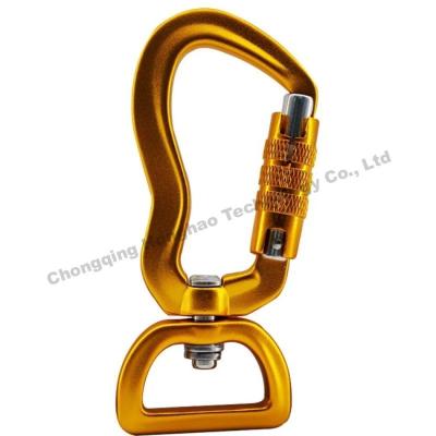 China 11.4KG Pet Leash Automatic Lock Rotating Buckle with Aviation Aluminum Alloy Hardware for sale