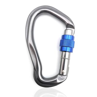 China Personalizar logotipo de escalada de alumínio liga Snap Hook Heavy Duty Alumínio Carabiner à venda