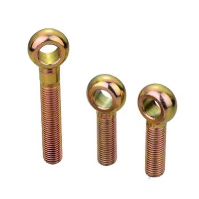 China Galvanized Carbon Steel Cold Forging Eye Swivel Lifting Eyebolt M5 M8 M10 DIN444 Fish Eye Bolt for Heavy-Duty Applications for sale