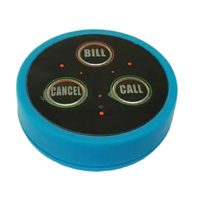 China ABS Plastic Wireless Calling Bell System For Range 300-500m In Open Area At 433.92MHz for sale