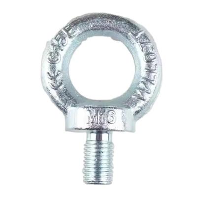 China ZINC Finish Carbon Steel Galvanized Lifting Eye Bolt DIN 580 For Heavy Duty Lifting for sale