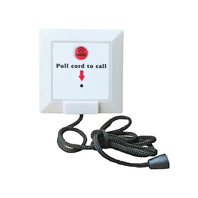 China 300-500m Range Hospital Emergency Call Bell Button for Bath Room Pull Cord 433.92Mhz Frequency for sale