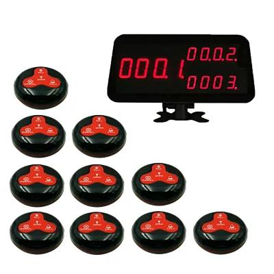 China Cafeteria ABS Plastic Wireless Waiter Call Buzzer for Bill Service Calling System for sale