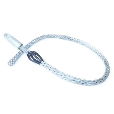 China Customized Size Multi-weave Revolving Eye Standard Cable Pulling Grip With Spiral Wrapping for sale