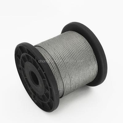 China 7x19 316 Stainless Steel Wire Rope for Durable and Corrosion-Resistant Solutions AISI 201/304/316 Steel Wire Cable for sale