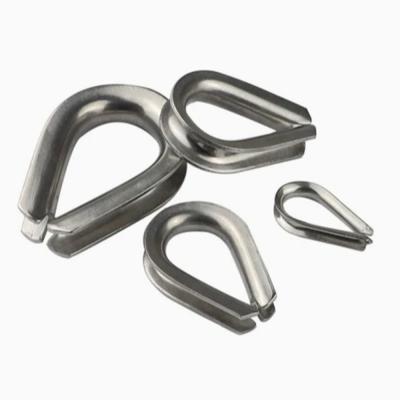 China European Type Heart-Shaped Wire Rope Thimble with Manufacturers Fastener Stainless Steel for sale