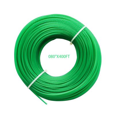 China 0.75 inch x 470 Feet Round Coil Green Cutting Tool Line Weed Trimmer Line for sale