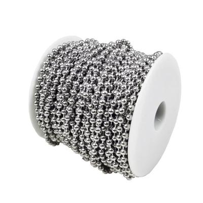 China Ball Chain Spool Stainless Steel 304 with 100 Clasps for DIY Projects for sale