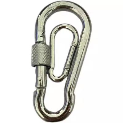 China Heavy-Duty Metal Swivel Keychain Carabiner Plafond ventilator Muur Mount Swing Hammock Snap Hanging Anchor Bracket Hook Zware industrie Te koop