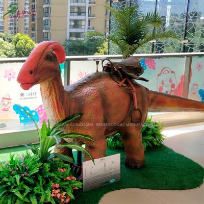 China Interactive Park Equipment Amusement Park Playground Equipment Dinosaurs Ride Rideable Dinosaur for sale