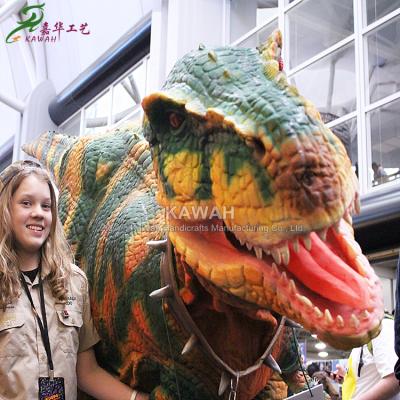 China Dino Park Dinosaur Makers Walking Man Control Dinosaur Costume For School Education for sale