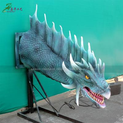 China Dragon Head Customized Dinosaur Animatronic Handmade Park Equipment for Park Decoration for sale