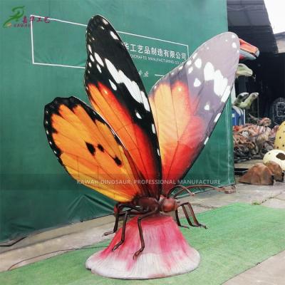 China Park Equipment Huge Animatronic Bugs Animatronic Butterfly Statue for Insect Theme Park for sale