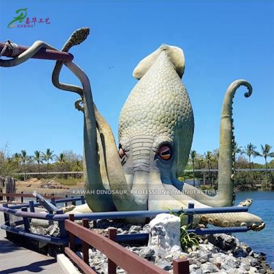 China Park Equipment Animatronic Ocean Creatures Octopus Model Sea Animal Octopus Statue For Water Park for sale