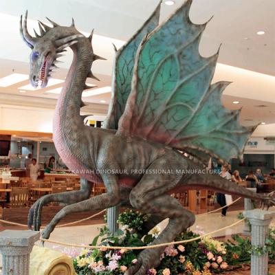 China Park Equipment Dragon Decoration Lifelike Dragon Statue Animatronic Realistic Customized Dinosaur Factory Sale for sale