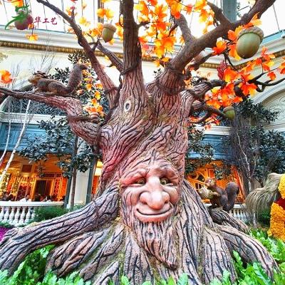 China Museum/Decoration Kid Attraction Funny Animatronic Talking Tree/Exhibition/Parks Speak Outdoor Christmas Tree Yard Decoration for sale