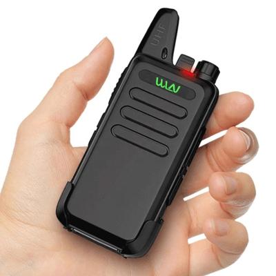 China Cheapest Ham Communicator Radio Station Mi-Ni USB Walkie Talkie FM Transceiver WLN KD-C1 2-3KM MINI Handheld Transceiver KD C1 Two Way Walkie Talkie for sale