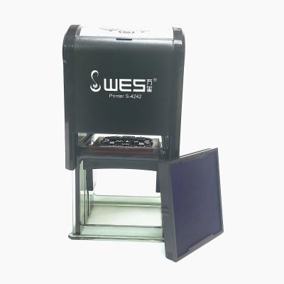 China Office Wanxi S-4242 self-inking stamp square stamp for school office stamp for sale