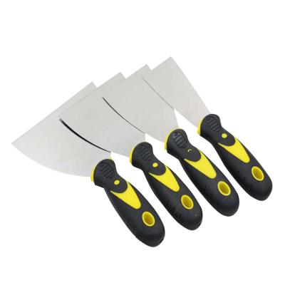 China Plastic Stainless Steel Handle Stainless Steel Putty Knife Blade Putty Knife Scraper Wall Scraper Tools for sale