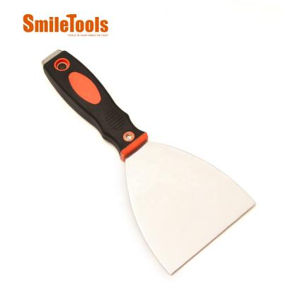 China Plastic Carbon Steel Handle Mirror Polished Blade Putty Knives Putty Knife and Scraper Big Size Small Price for sale