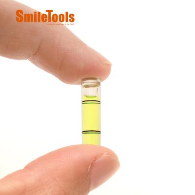 China Wholesale 40mm Cylindrical Plastic Spirit Level Vials Acrylic (PMMA) Spirit Level For Camera Hanging Chassis Holder for sale