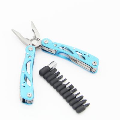 China Combination Wholesale Mini Multi Purpose Foldable Mini Multi Purpose Pliers Tool Jeep Stainless Steel Pliers With Nylon Bag for sale