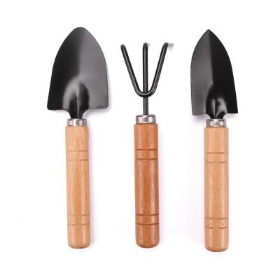 China Garden Mini Garden Tools Set Stainless Steel 3 Pieces Set Bonsai Garden Tools for sale