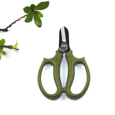 China Anti-skid Handle Floral Tools 7 Inch Garden Flower Scissors Shears With Customized Logo for sale