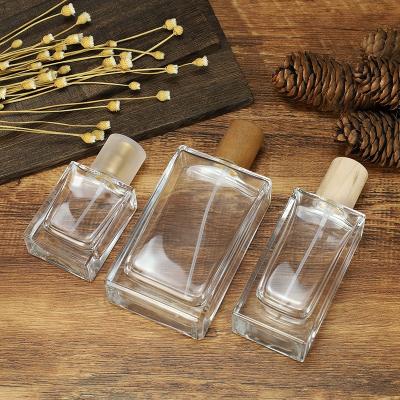 China 30ml Common Cosmetics 50ml Transparent Clear Empty Perfume Bottle Spray Bottle Dispenser Glass Atomizer for sale