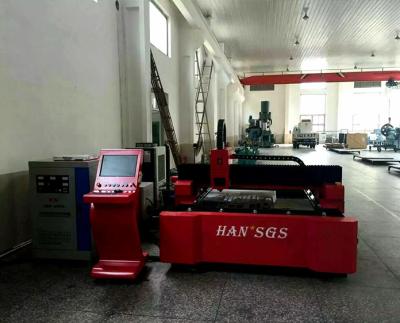 China Fiber Sheet Metal Laser Cutter With Military Production Workshop , High Performance for sale