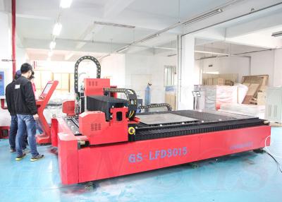 China 500W /1000W CNC Steel Cutting Laser Machine For Aluminum / Metal Plate , High Efficiency for sale