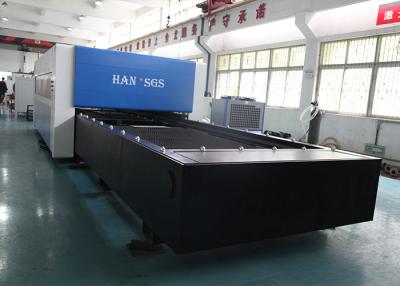 China Higher Laser Power Fiber 3000W CNC Metal Sheet Cutting Machine / SS Laser Cutting Machine for sale