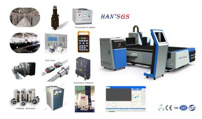 China Hans Gs 500w To 3000w Fiber Laser Metal Cutting Machines Water Cooling for sale