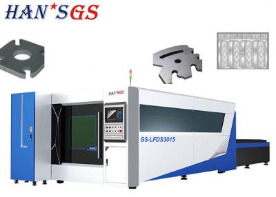 China 2kw Blechtafel-Faser-Laser-Schneidemaschine Lasers GS Laser-Hans berühmte zu verkaufen