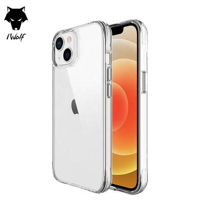 China Hot Transparent Clear Shockproof Shockproof Mobile Phone Case Amazon TPU PC Back Cover For iPhone 11 12 Pro Max Phone 13 Case for sale