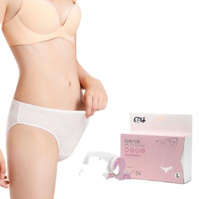 China Antibacterial Soft Nonwoven Disposable Underwear In Women's Lengerie Sexy Underwear Disposable Underwear Disposable Underwear for sale